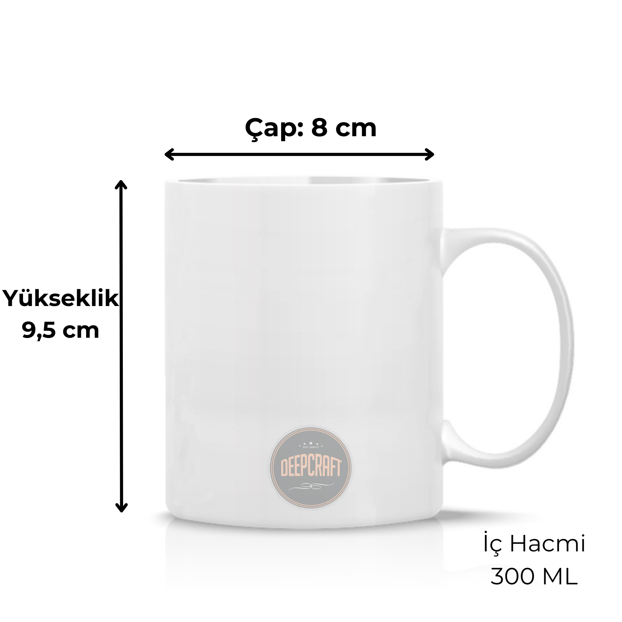DeepCraft Anneler Günü `Annem` Mug Hediyelik Kupa 300ML DeepCraft Anneler Günü `Annem` Mug Hediyelik Kupa 300ML