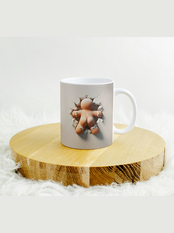 DeepCraft Eğlenceli Kurabiye Adam Kupa Yılbaşı,Sevgililer Günü, Hediyelik Kupa 300ML DeepCraft Eğlenceli Kurabiye Adam Kupa Yılbaşı,Sevgililer Günü, Hediyelik Kupa 300ML