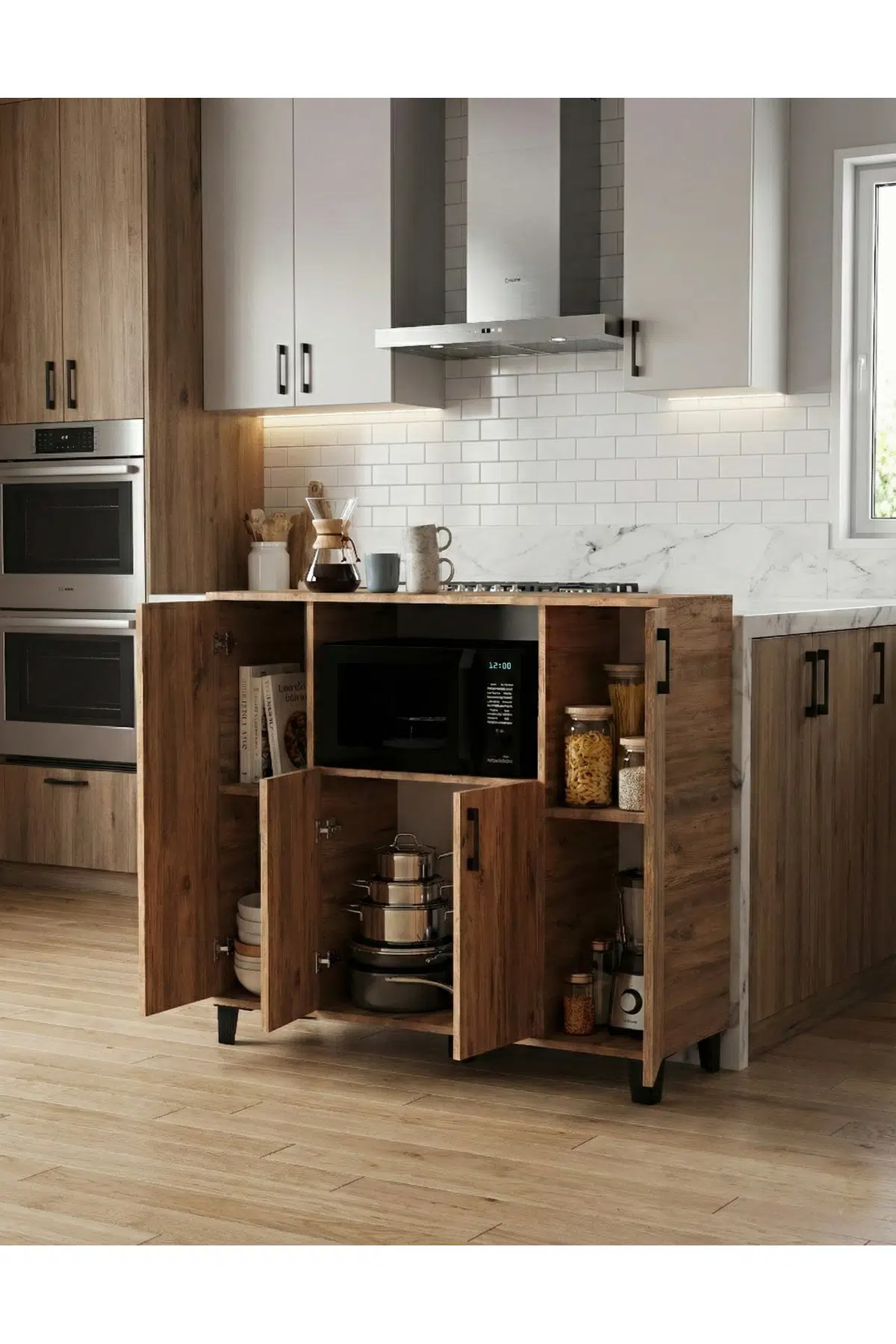 Mikrodalga Dolabı Atlantik Çam 120 cm
