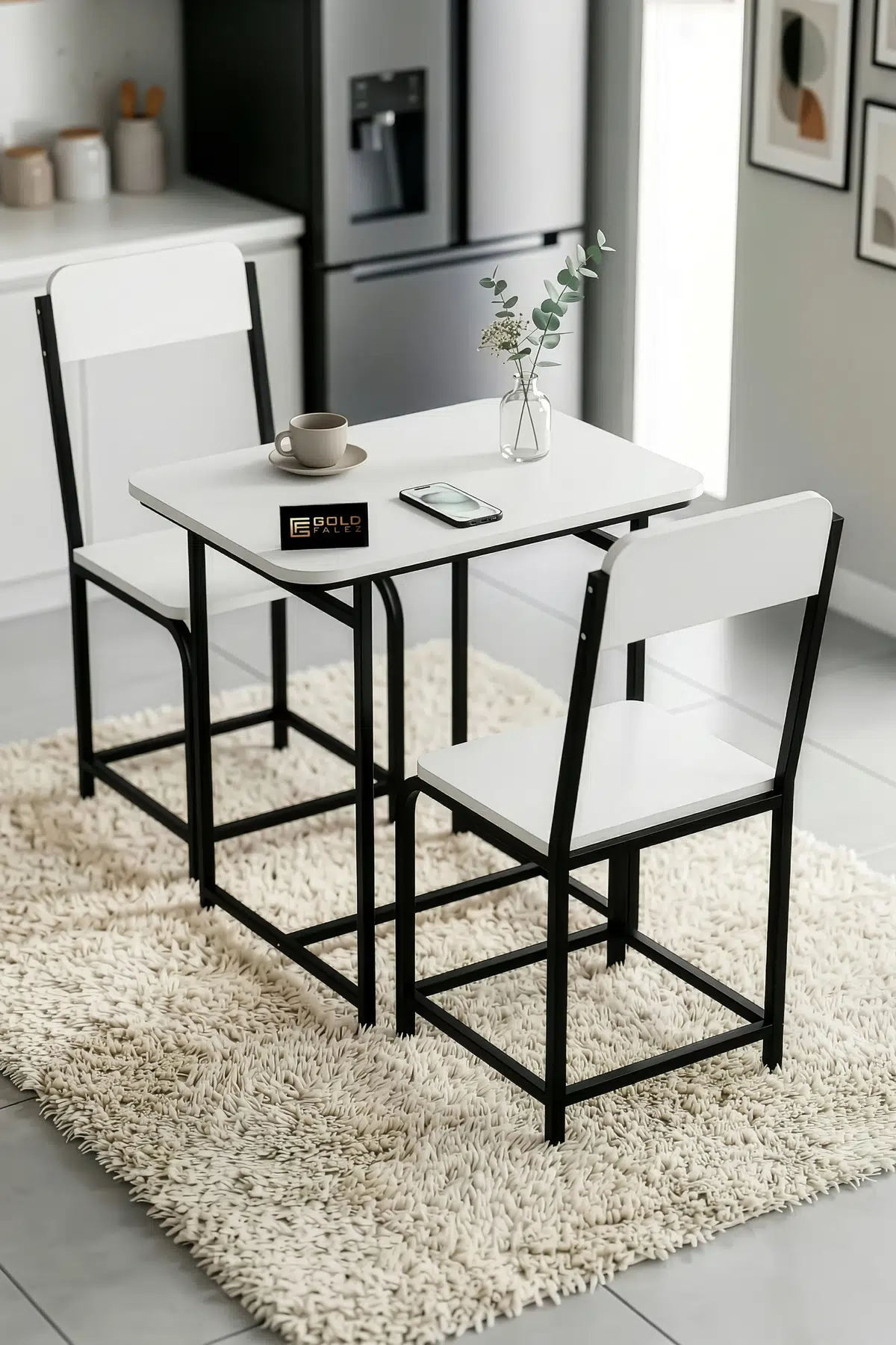 Minör Mutfak Masası Takımı Suntalam Beyaz 72x52