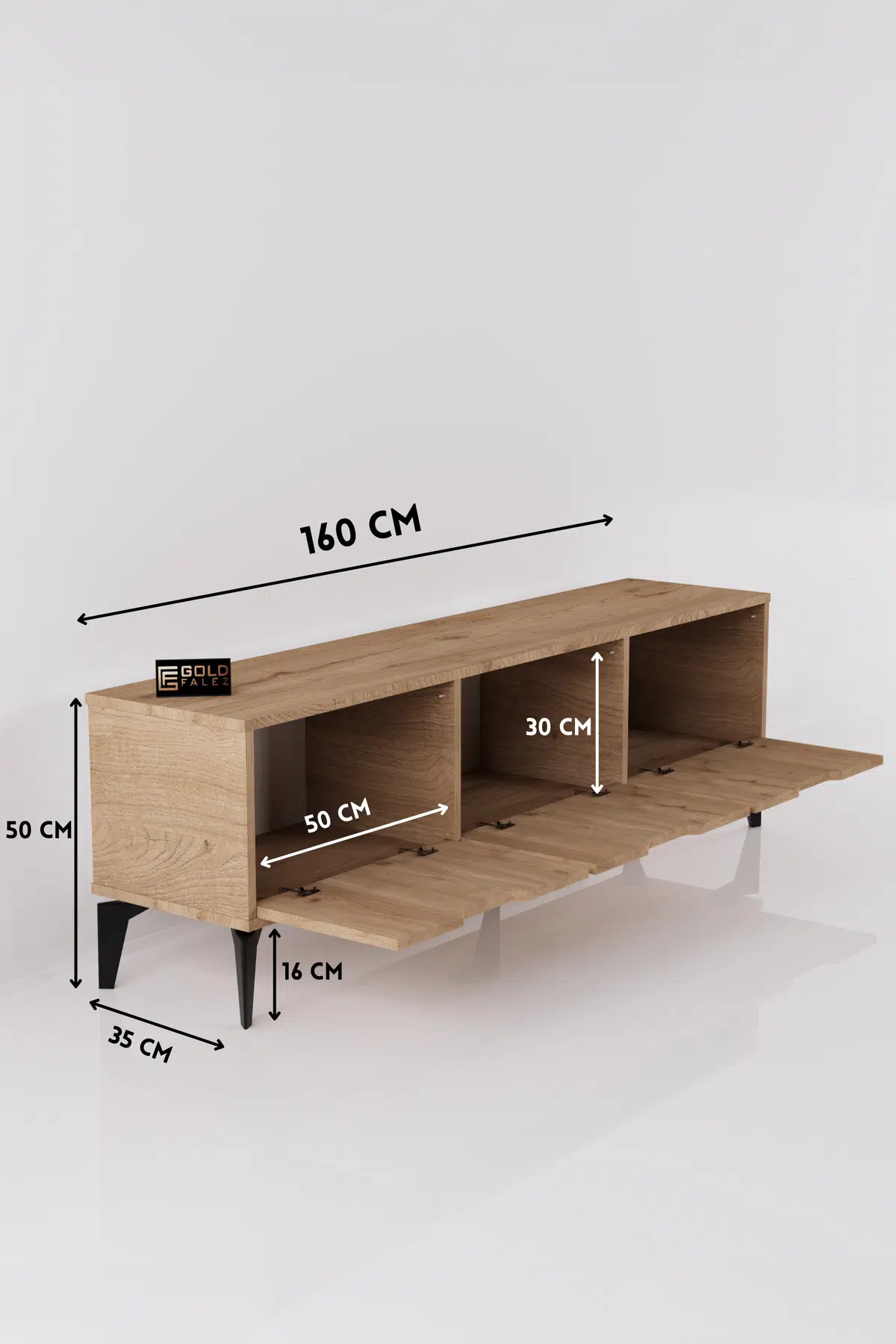 Royal TV Sehpası Suntalam Bej 160x35
